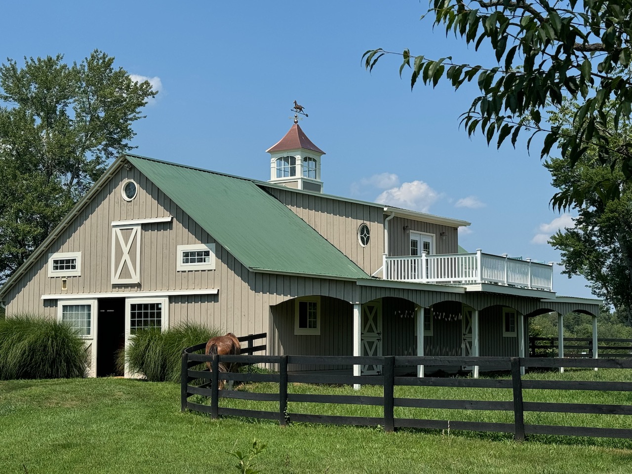 The barn